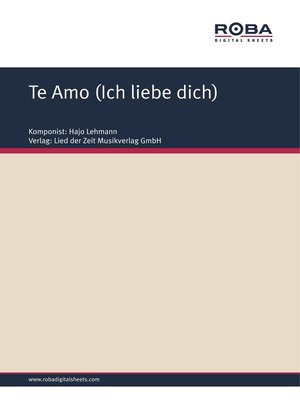 cover image of Te Amo (Ich liebe dich)